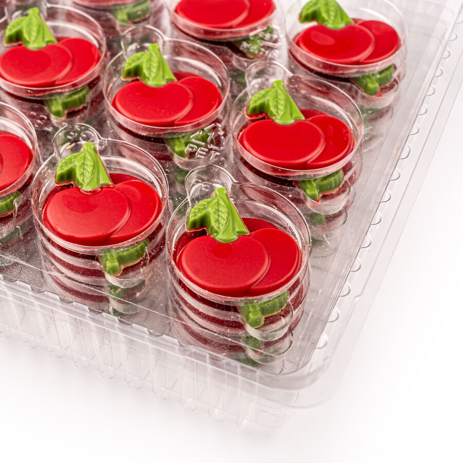 Dobla cherries chocolate decor - 108 pieces  