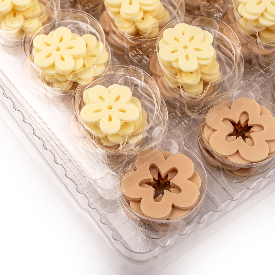 Dobla lace flower duo - 324 pieces  