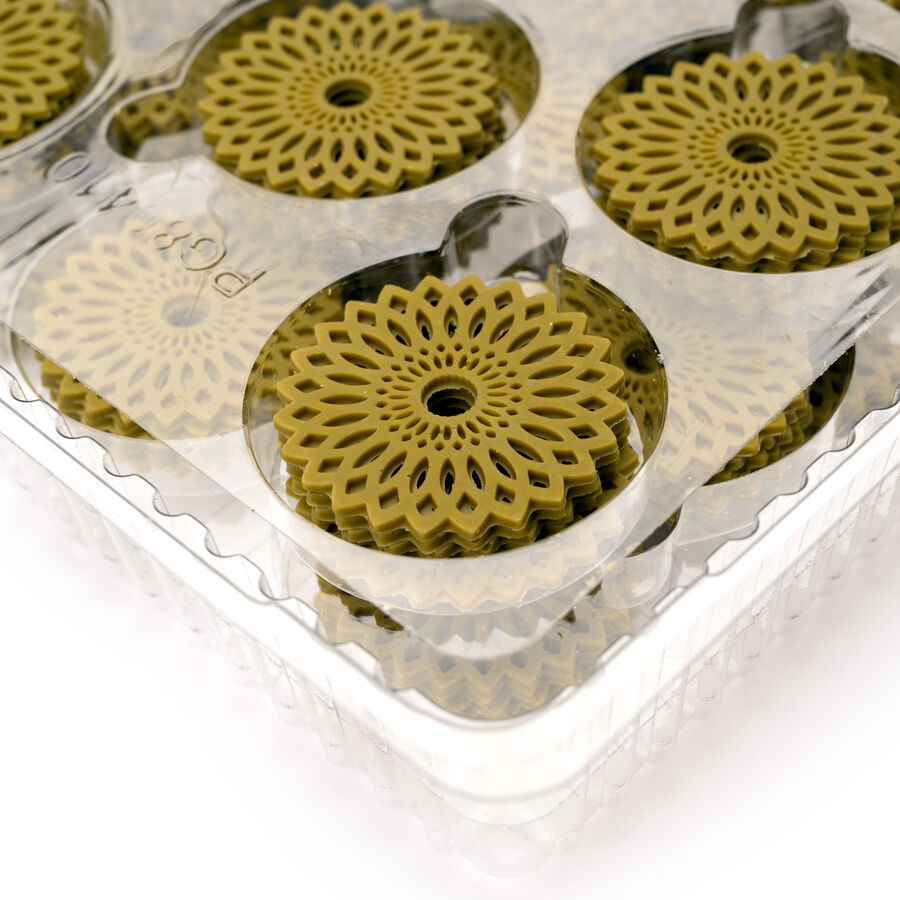 Dobla lace flower green - 216 pieces  