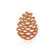 Dobla lace chocolate pinecone decor - 180 pieces