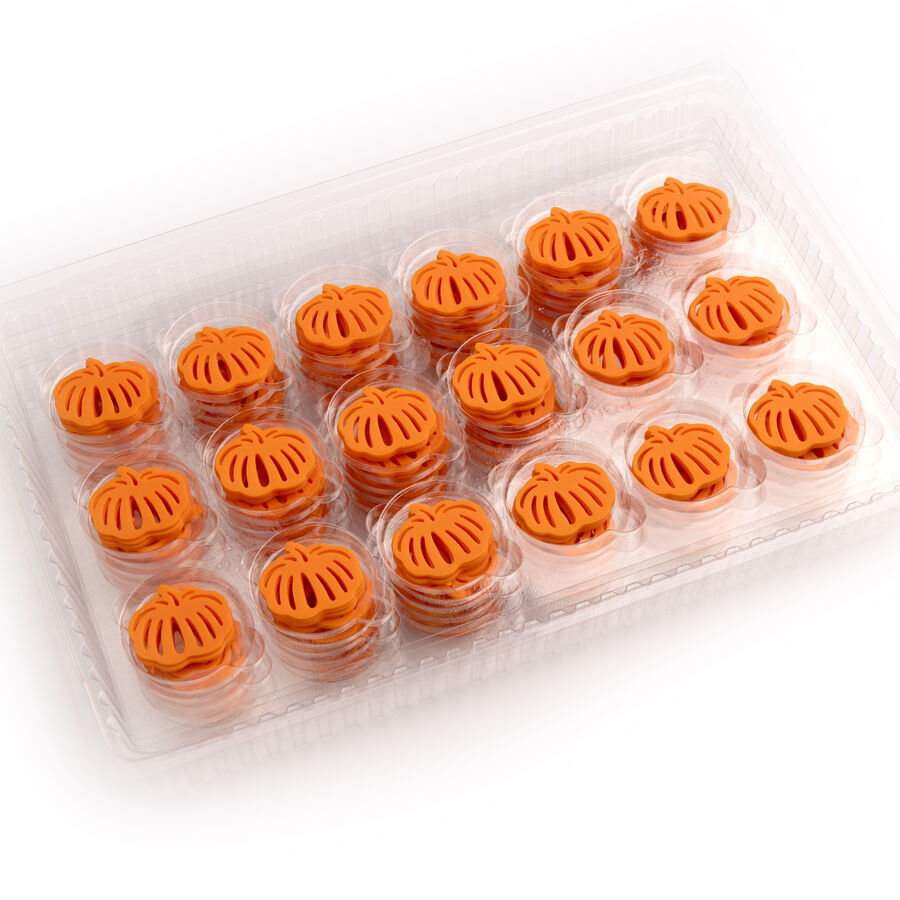 Dobla lace pumpkin chocolate décor - 324 pieces