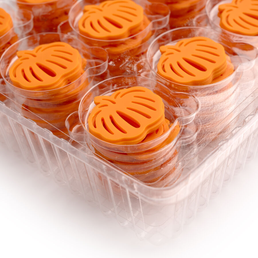 Dobla lace pumpkin chocolate décor - 324 pieces