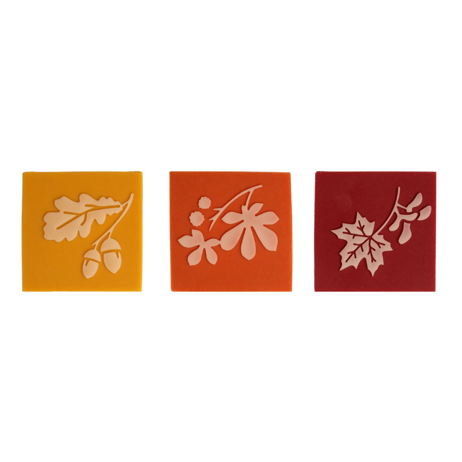 Dobla layered autumn/fall leaves assortment - 144 pieces