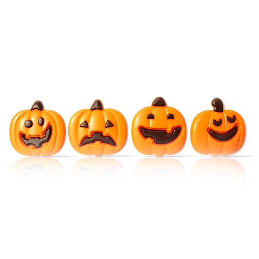 Dobla pumpkin face chocolate decor assortment - 90 pieces