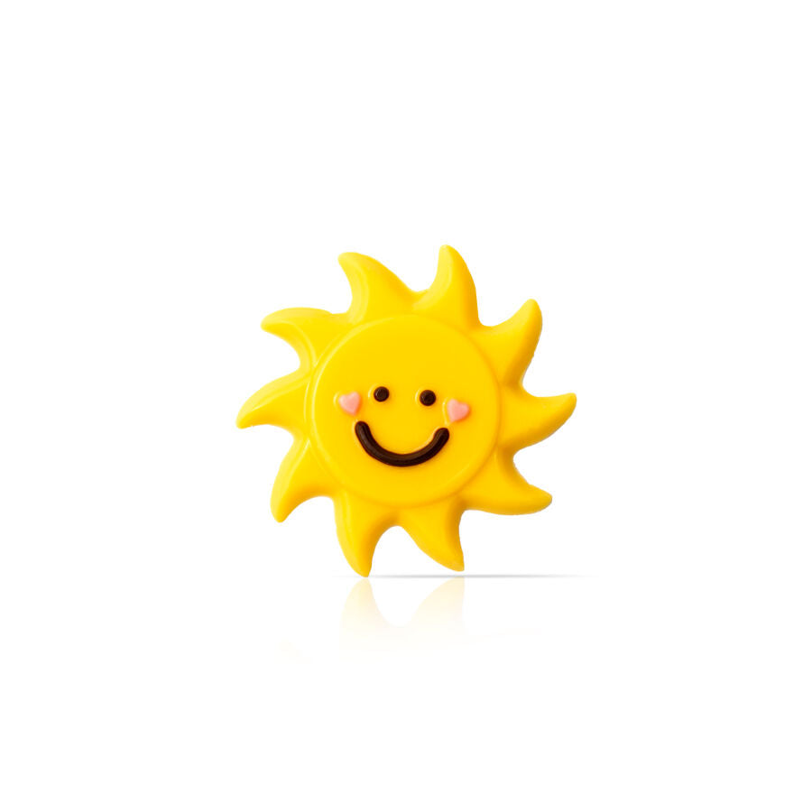 Dobla chocolate decor smiling sun - 88 pieces  