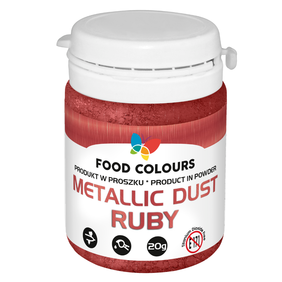 Food Colours | Metallic dust food powder | 20g