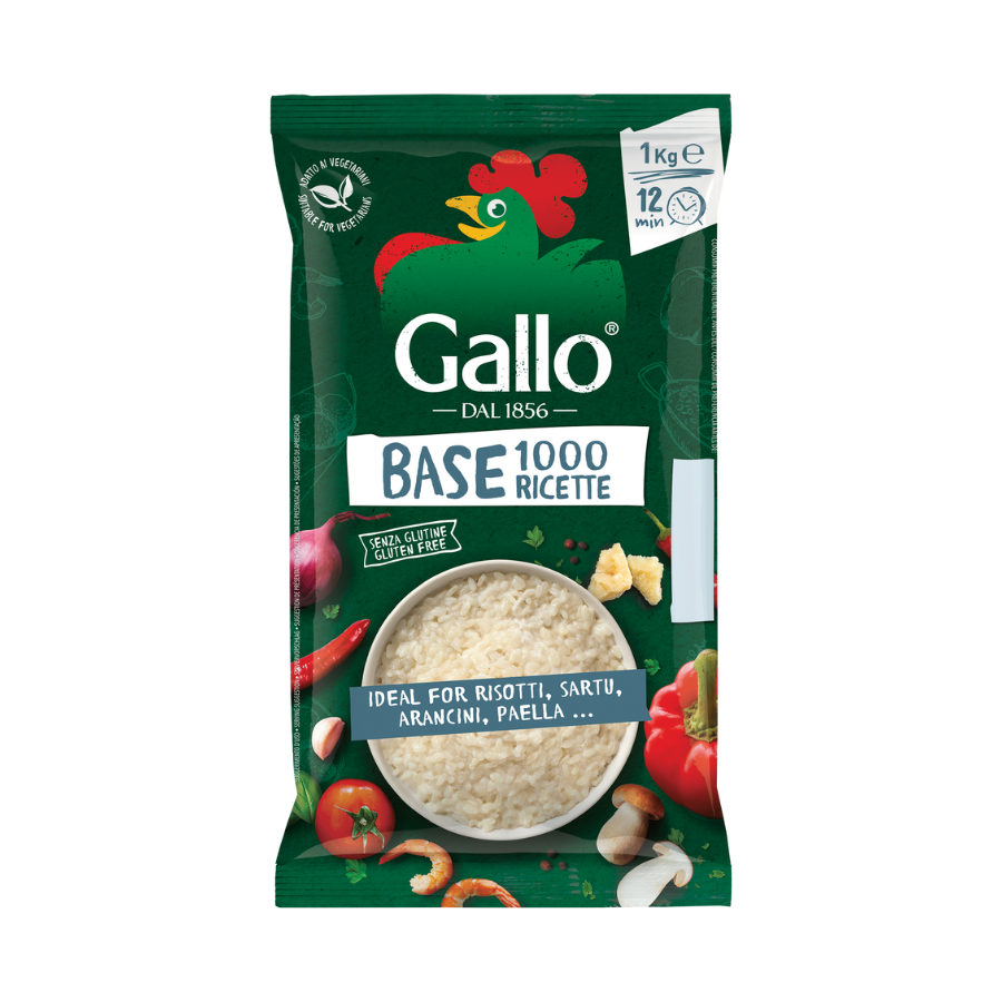 Gallo plain risotto and paella rice - 1kg