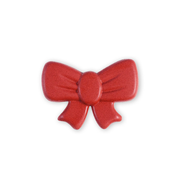 Hillbo red bow white chocolate decor - 105 pieces