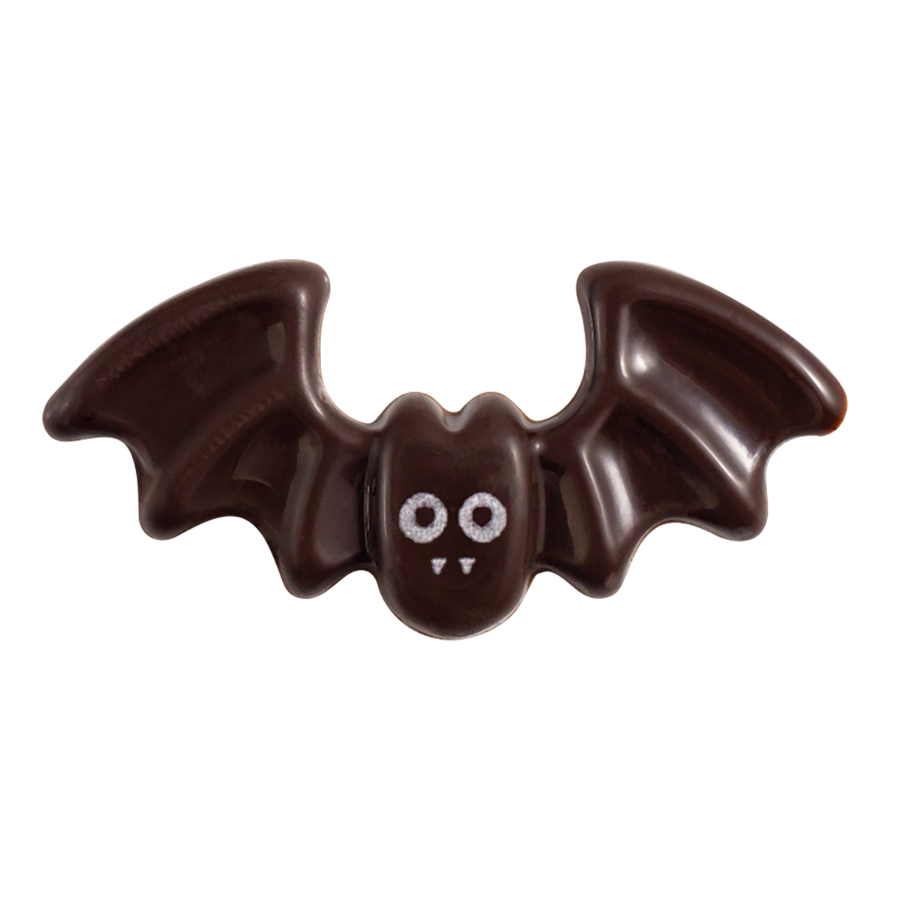 Hillbo dark chocolate Halloween bat decor - 126 pieces
