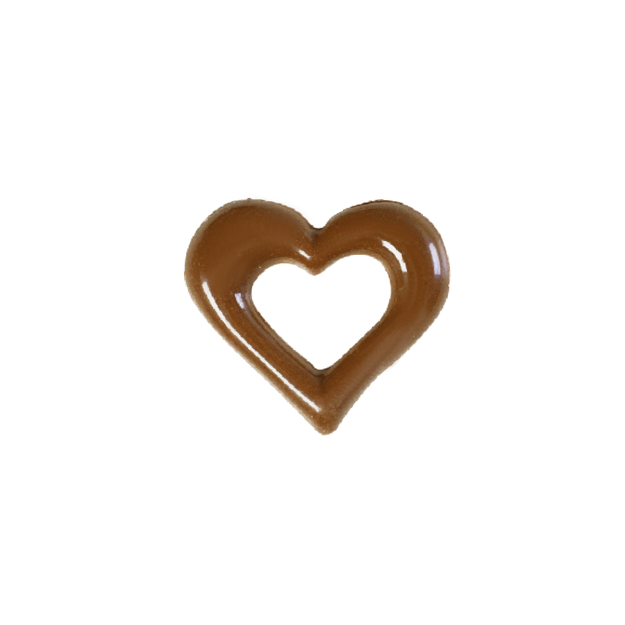 Hillbo milk chocolate fantasy heart - 135 pieces