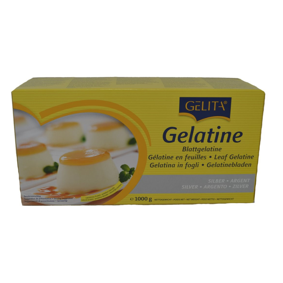 Gelita silver leaf gelatine - 1kg