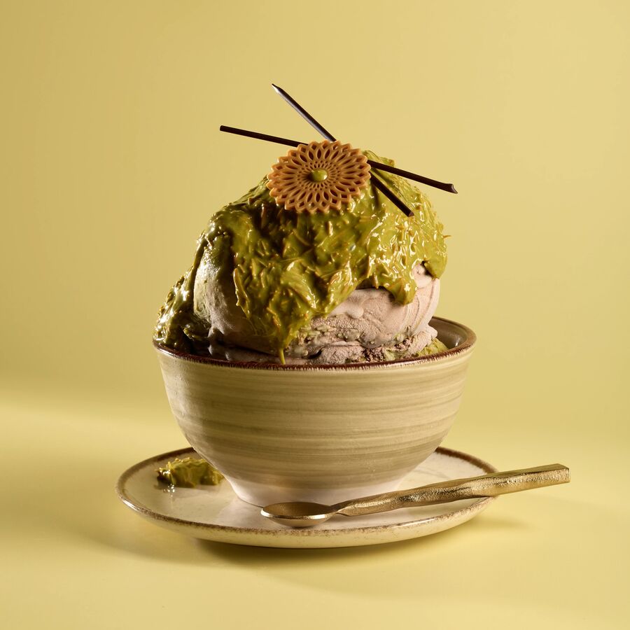 Irca joycream dubai pistachio cream with kadayif pieces - 5kg