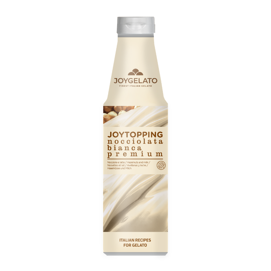 Irca joytopping pistachio premium ice cream topping sauce - 900g