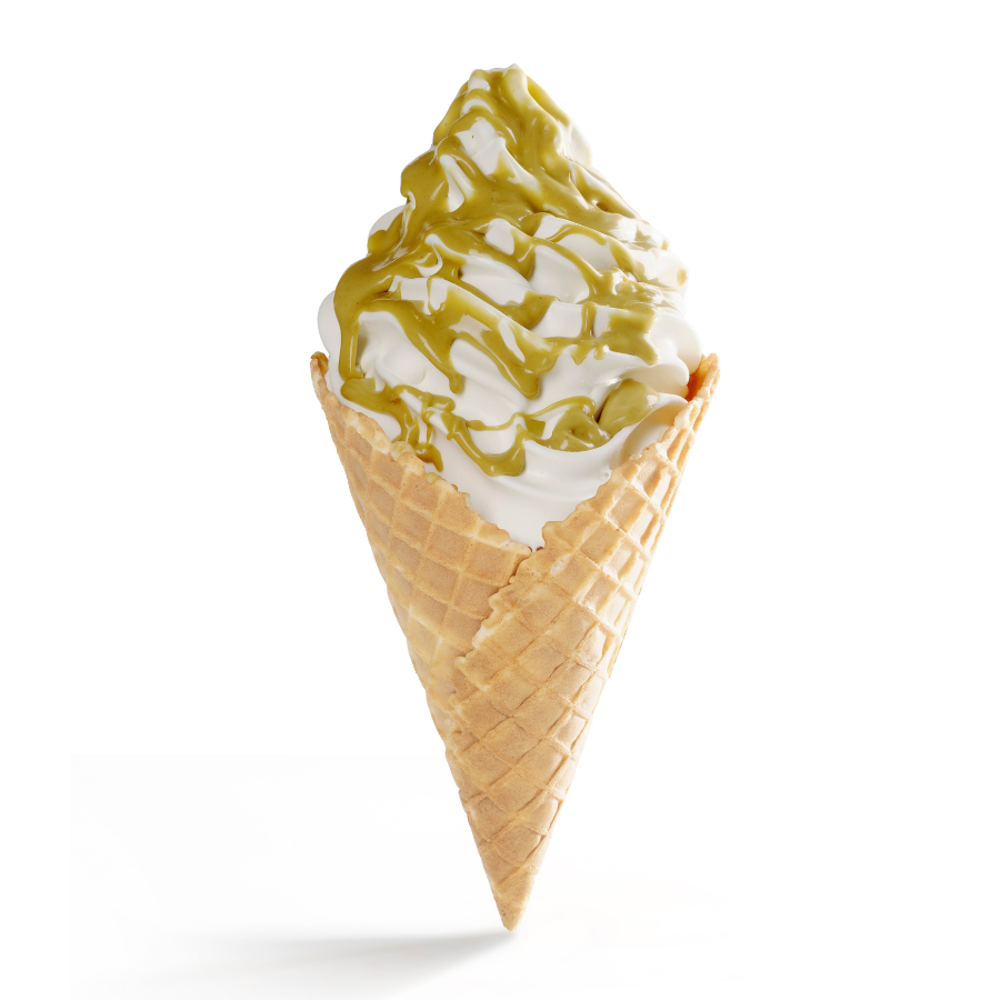 Irca joytopping pistachio premium ice cream topping sauce - 900g