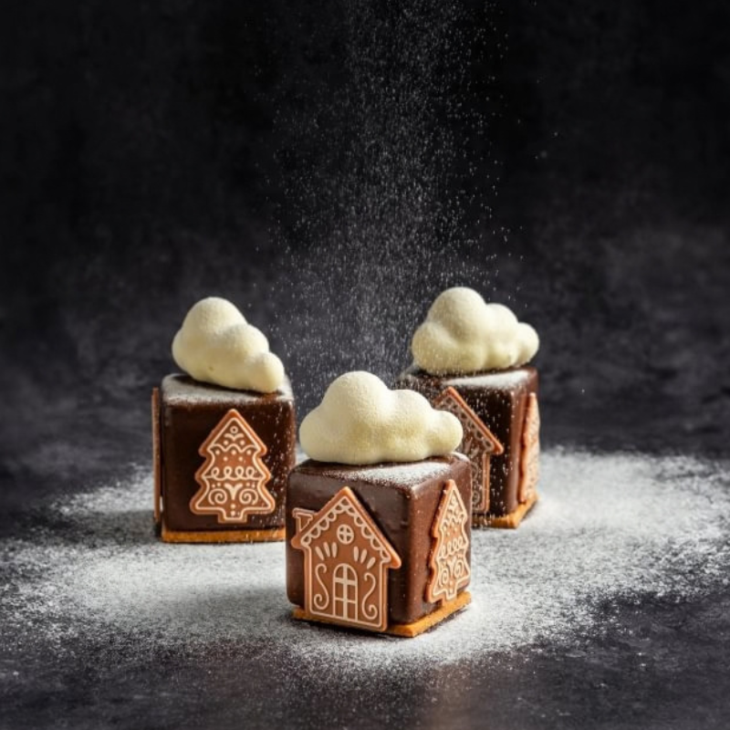 Chocolate décor to add a delightful finishing touch!