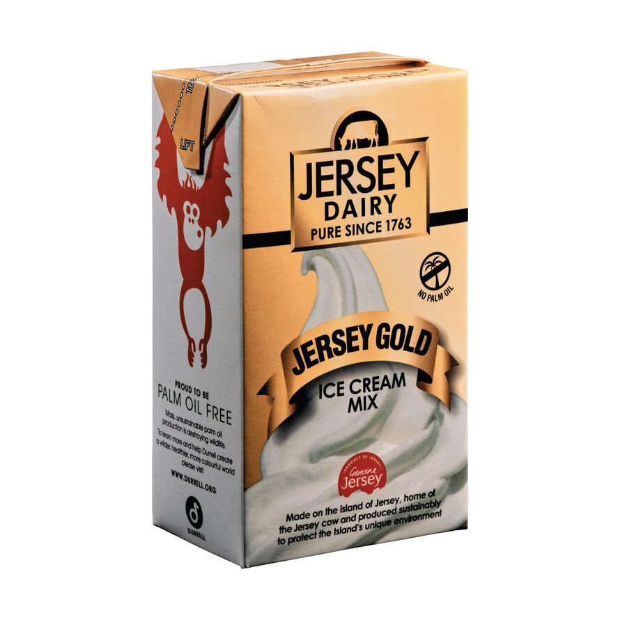 Jersey Dairy | Jersey Gold |  UHT soft serve ice cream mix  | 12 x 1L