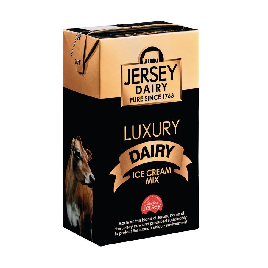 Jersey Dairy | Jersey Luxury | UHT soft serve ice cream mix | 12 x 1L