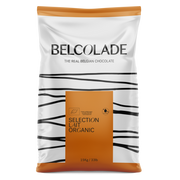Belcolade organic milk chocolate (39%) buttons - 15kg