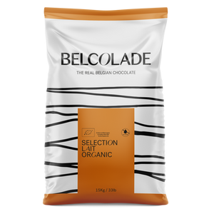 Belcolade | Organic milk chocolate (39%) buttons | 15kg