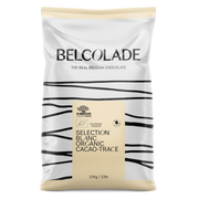 Belcolade organic white chocolate (34%) buttons - 15kg