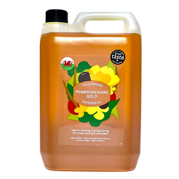 Pembrokeshire gold original welsh cold pressed rapeseed oil Pembrokeshire gold original welsh cold pressed rapeseed oil