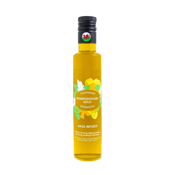 Pembrokeshire Gold | Basil infused rapeseed oil | 250ml
