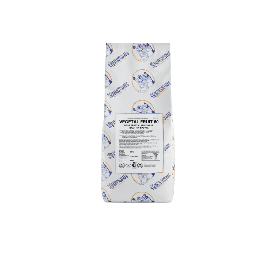 Rubicone vegetal fruit 50 base mix 50 for fruit sorbet - 1.5kg