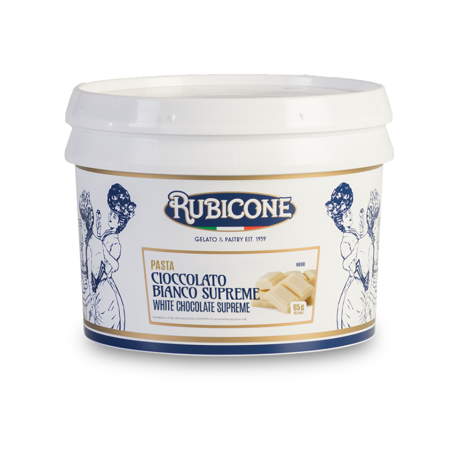 Rubicone white chocolate paste - 3kg