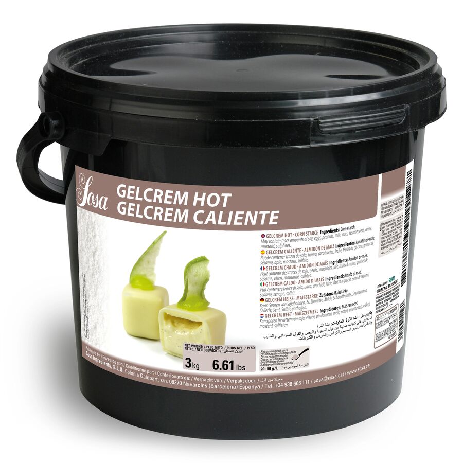 Sosa gelcrem hot thickener for hot liquids - 500g & 3kg