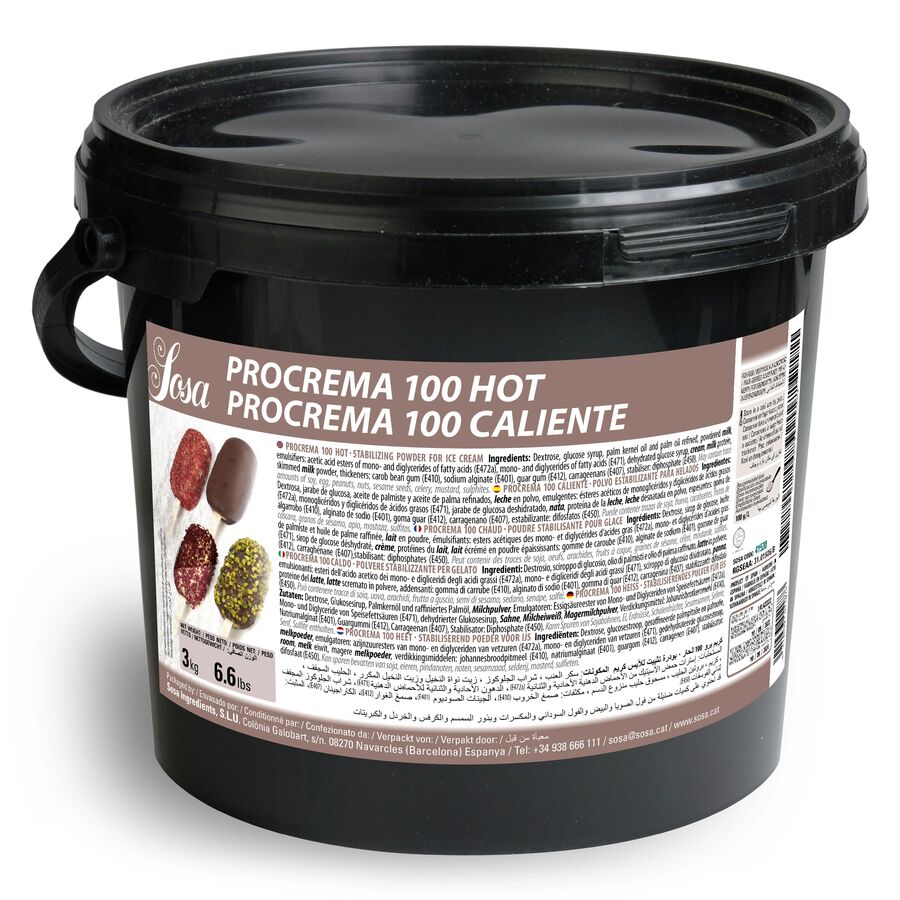 Sosa procrema hot 100 stabiliser for ice cream and foams - 3kg
