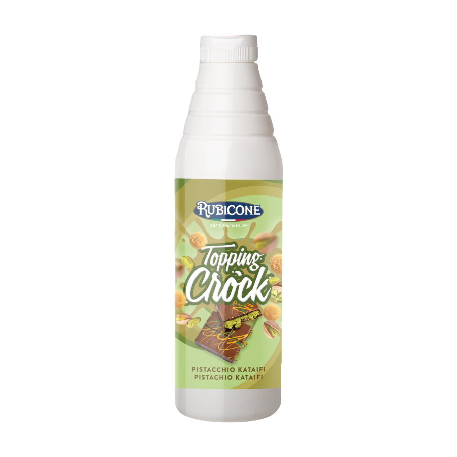 Rubicone pistachio kataifi topping crock sauce - 1kg