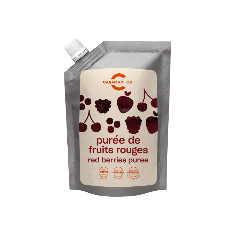 Caramanfruit red berry ambient fruit puree - 1kg