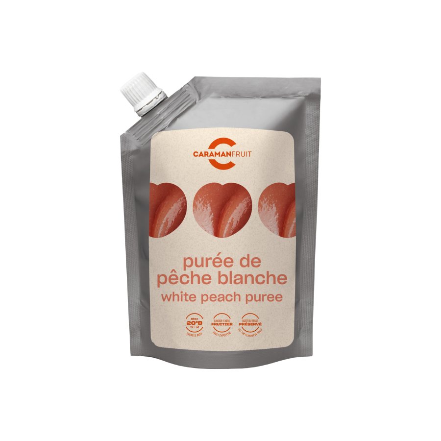 Caramanfruit White Peach Ambient Fruit Puree - 1kg
