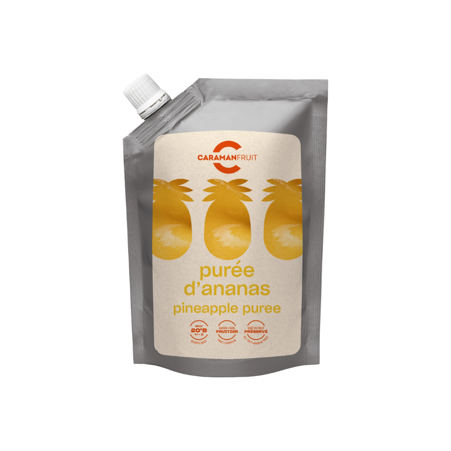 Caramanfruit pineapple ambient fruit puree - 1kg