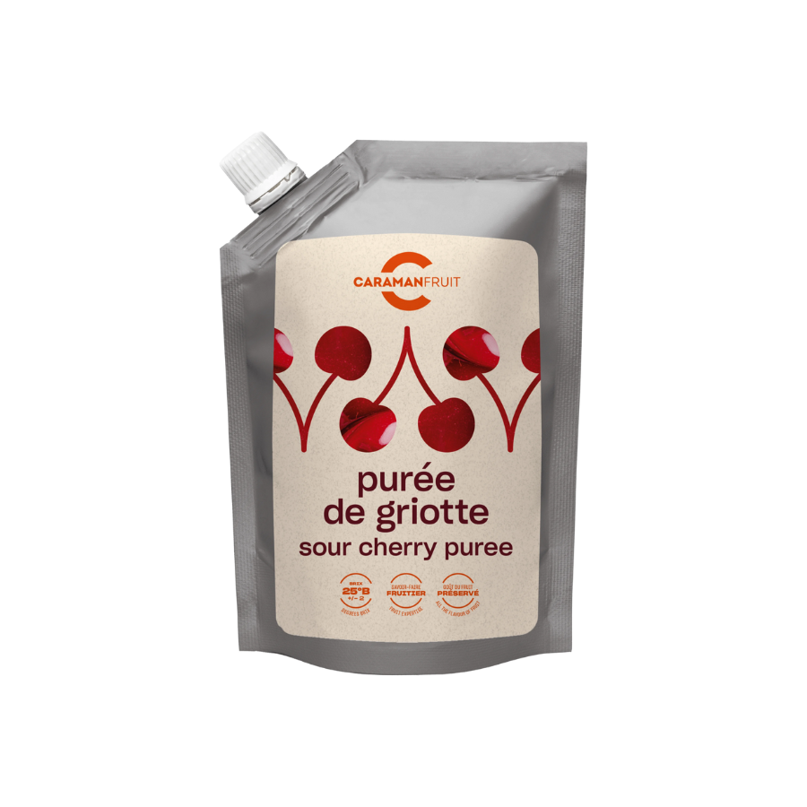 Caramanfruit sour cherry ambient fruit puree - 1kg
