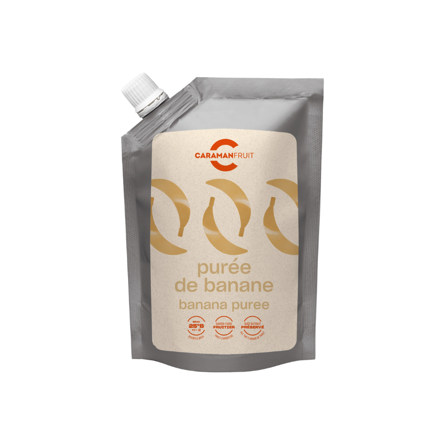 Caramanfruit banana ambient fruit puree - 1kg