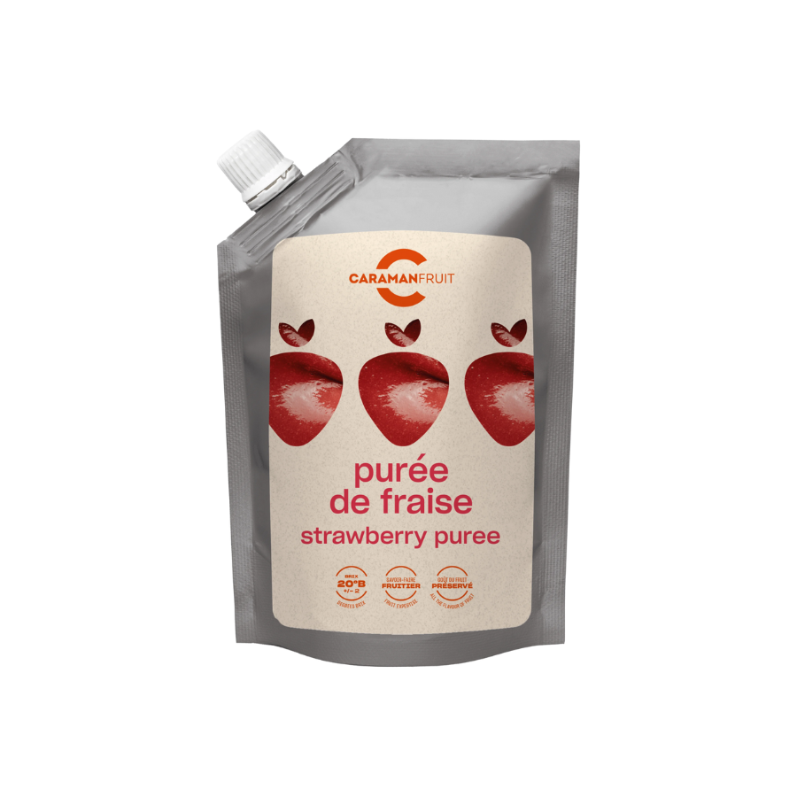 Caramanfruit strawberry ambient fruit puree - 1kg