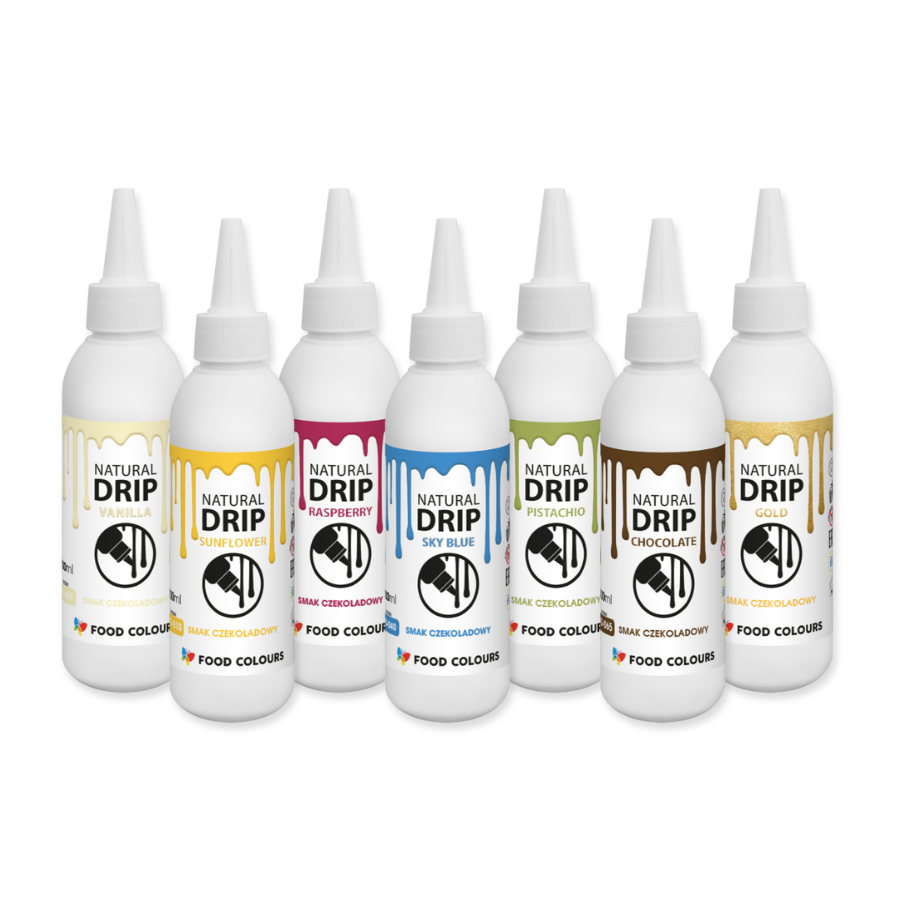 Food colours natural drip ready-to-use cake drip - 100g