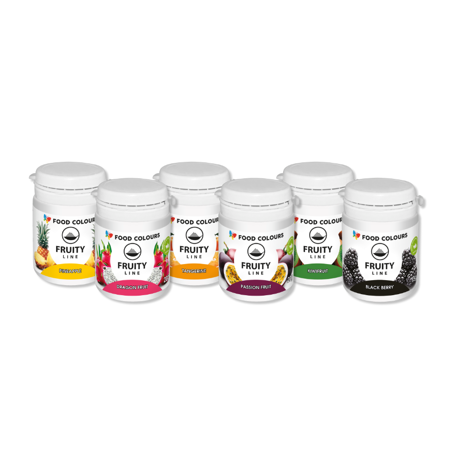 Food Colours | Fruit Line | Watersoluble natural powder colour | 20g