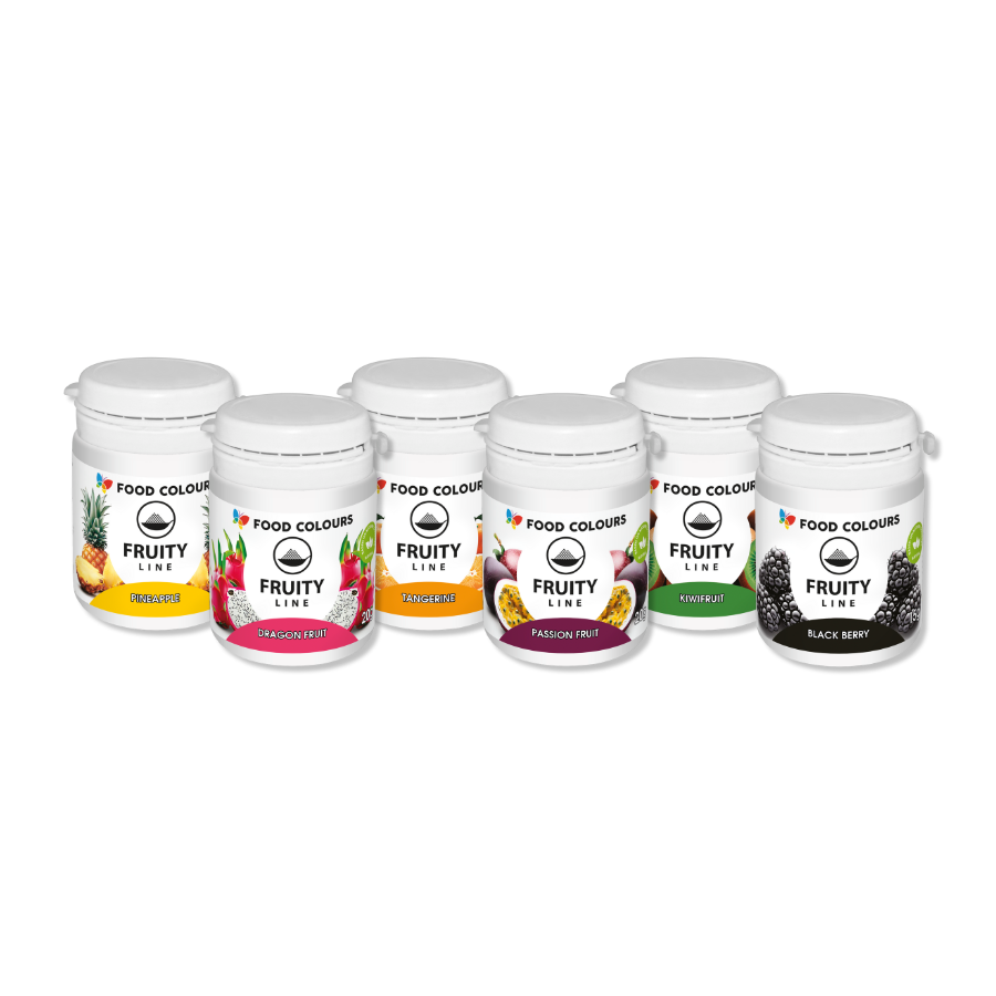 Food colours fruit line watersoluble natural powder colour - 20g