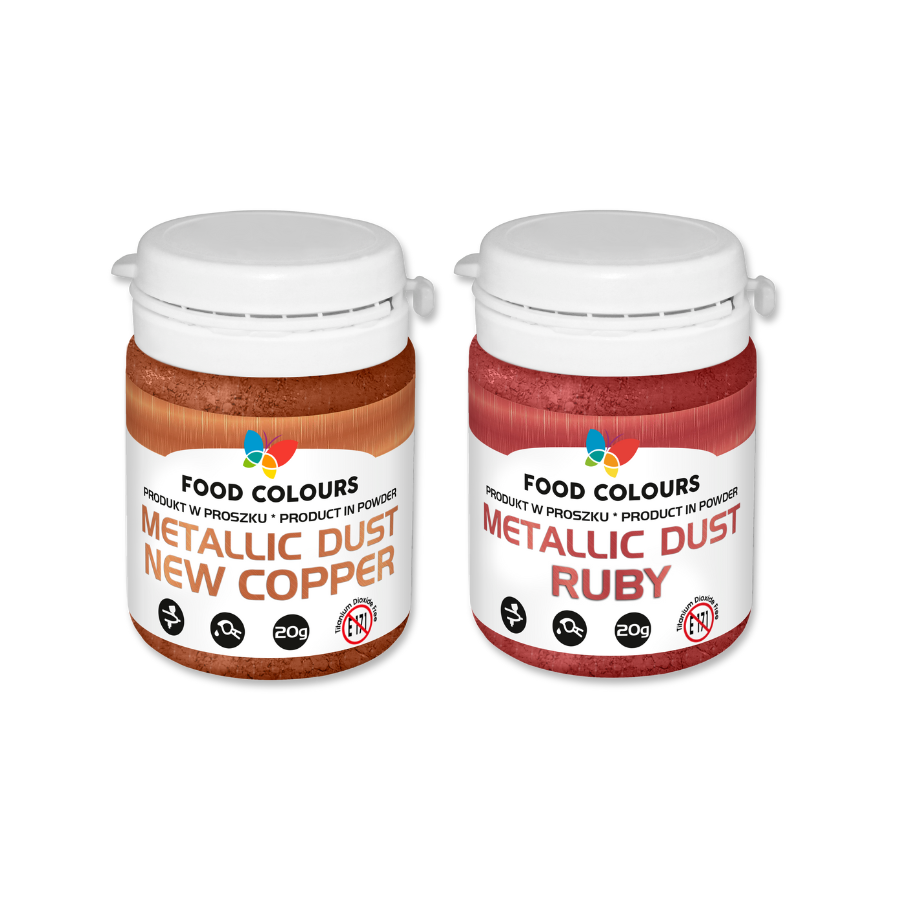 Food Colours | Metallic Dust | Powdered food colouring | 20g