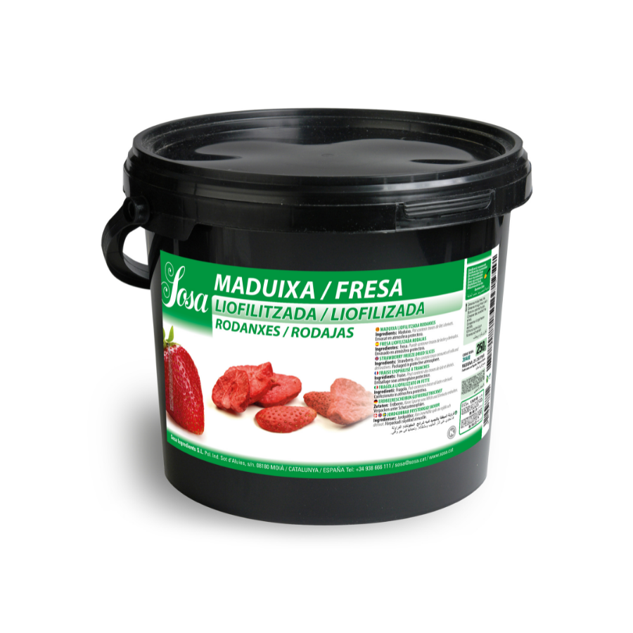 Sosa freeze-dried sliced strawberries - 250g