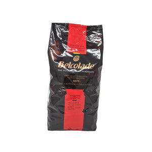 Belcolade dark chocolate 70.5% buttons packaging