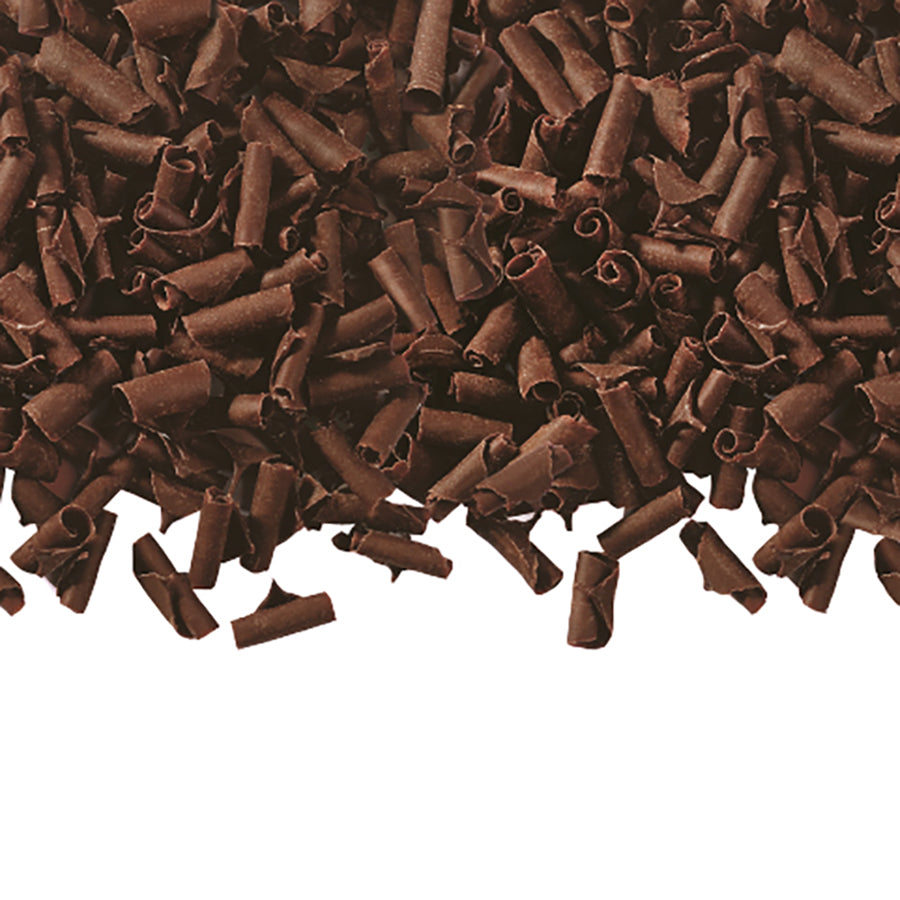 Barbara Decor dark chocolate blossom curls - 1kg and 4kg