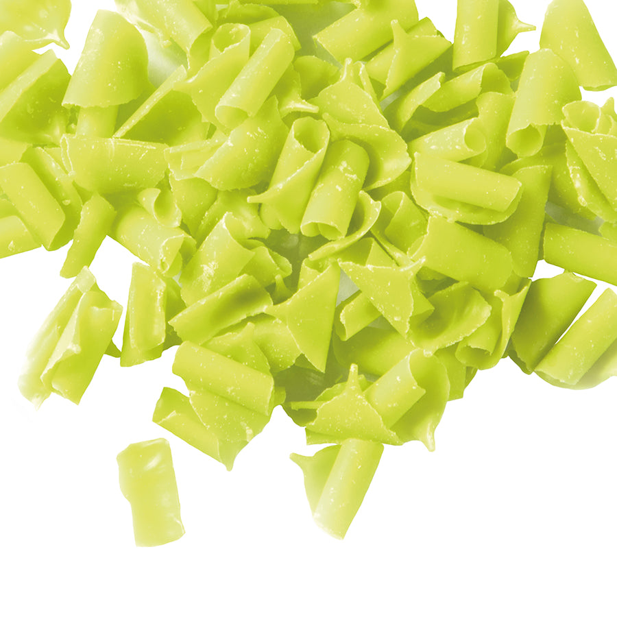 Barbara Decor lime coloured with a vanilla flavour blossom curls - 1kg