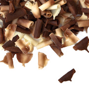 Barbara Decor dark and white chocolate blossom curls - 2.5kg