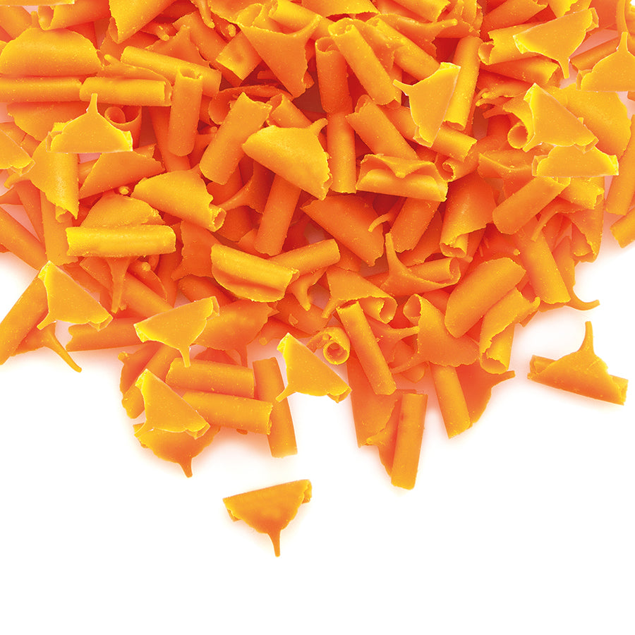 Barbara Decor | Orange coloured & flavoured blossom curls | 1kg