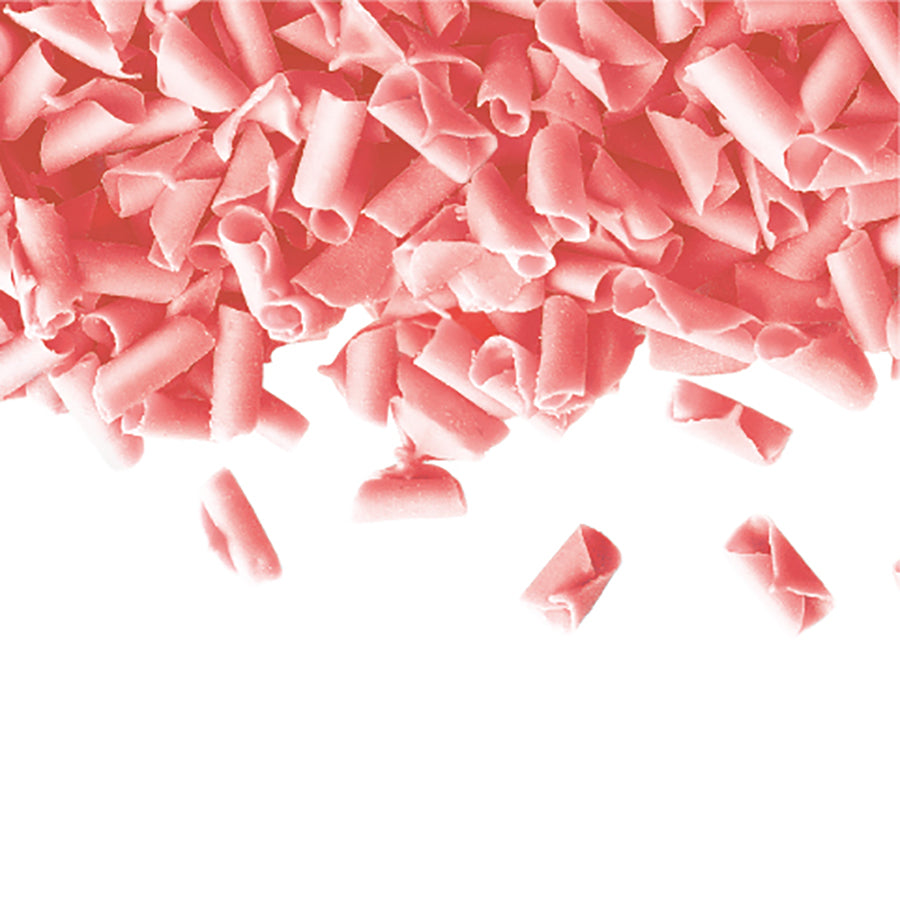 Barbara Decor strawberry coloured & flavoured blossom curls - 1kg
