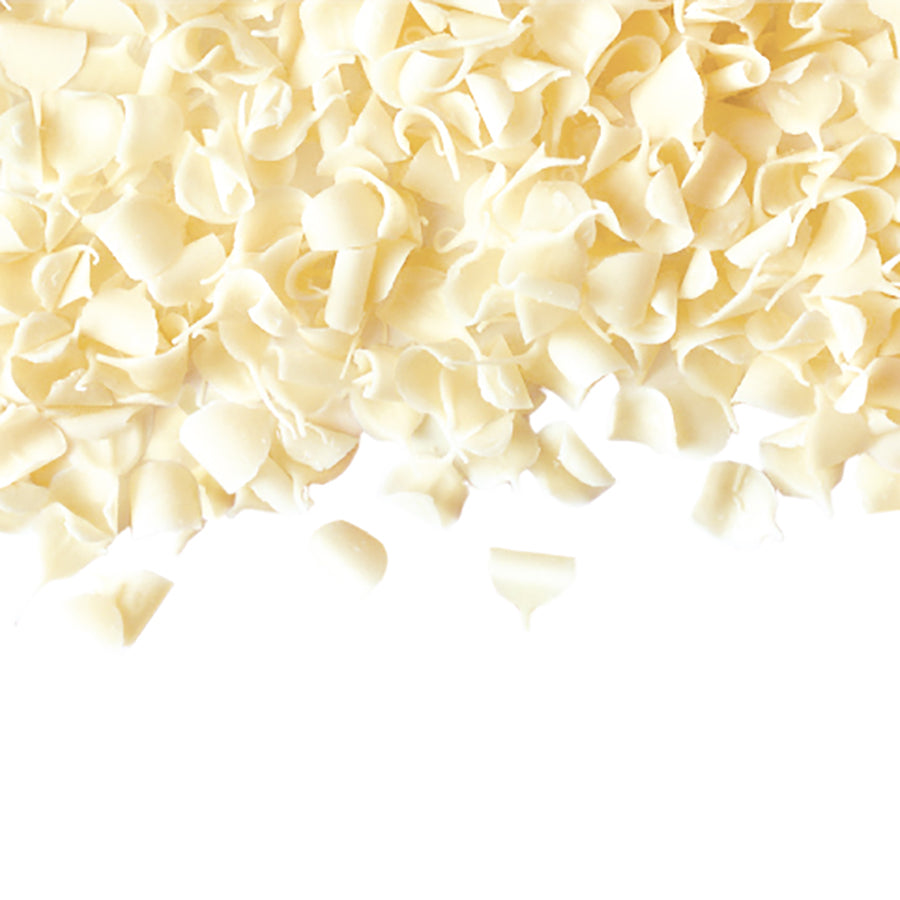 Barbara Decor white chocolate blossom curls - 1kg and 4kg