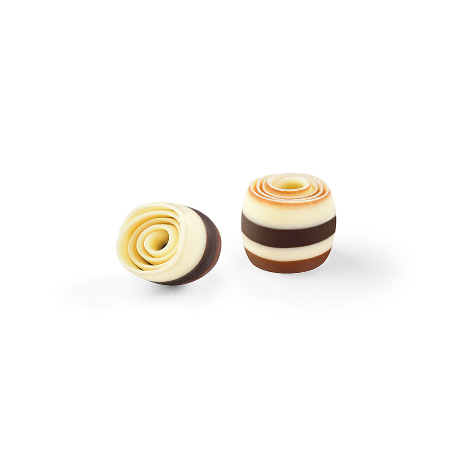 Barbara Decor dark and white chocolate curl trio - 250 pieces